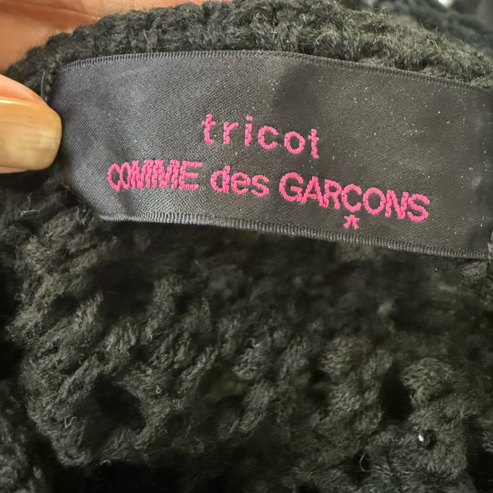 Comme des Garcons Black Crochet Knitwear size remove fits size 6 - Picture 4 of 4